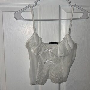 White Lace SHEIN Top